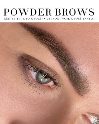 Líbí se vám toto obočí? 🤍 Perfektně vytetované pudrové obočí má své jasné znaky • harmonický tvar podle zlatého řezu •...