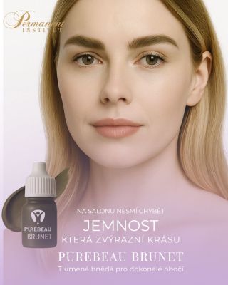Jemnost, která zvýrazní krásu. Tlumená hnědá jako olivová zemina – přirozená, čistá a profesionální. 🤍 PUREBEAU BRUNET (5...